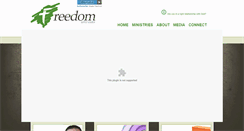 Desktop Screenshot of freedombaptistchurch.com